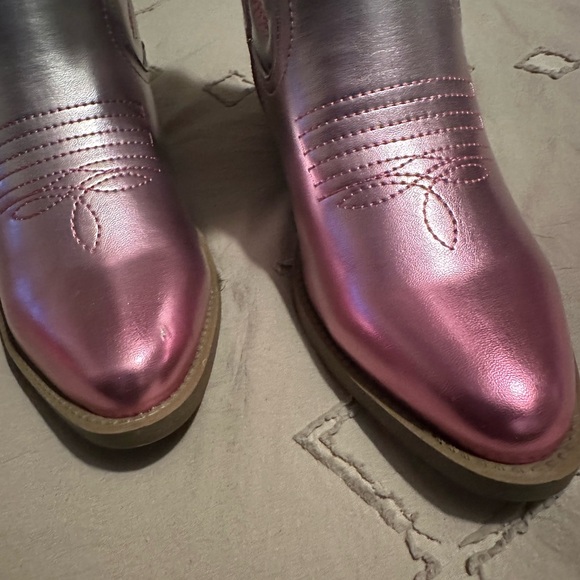 Steve Madden Girl’s Metallic Cowboy Boots, Brand new, size 5 - Picture 5 of 11